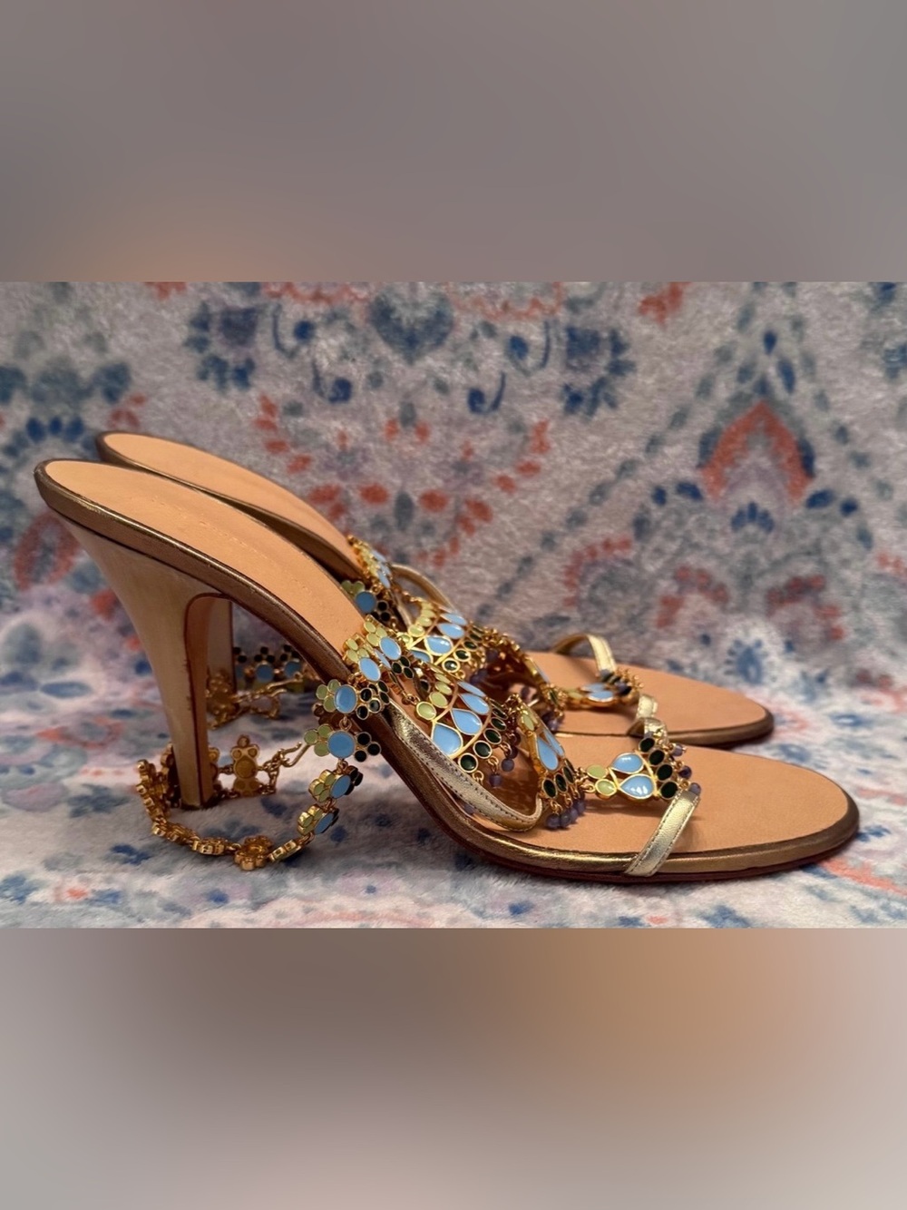 GIUSEPPE ZANOTTI GLADIATOR SANDALS SIZE 41 - Picture 5 of 12